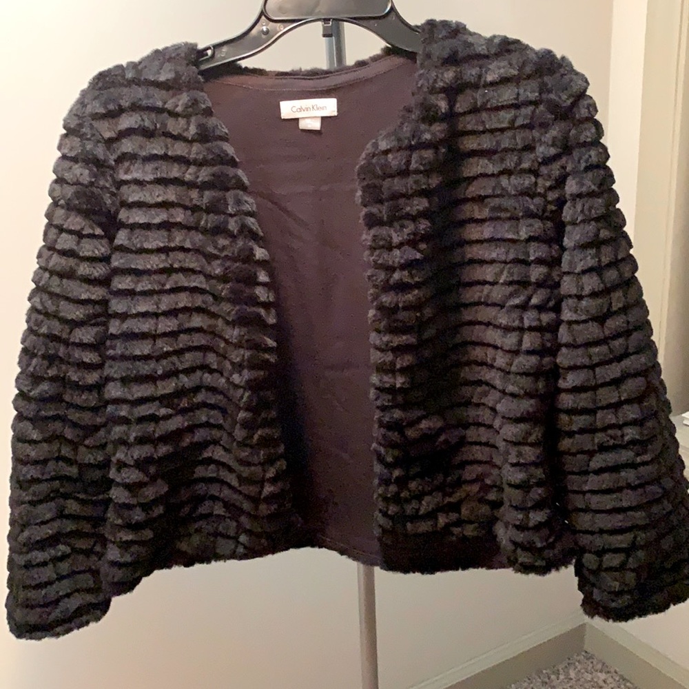 Fur Calvin Klein Jacket
